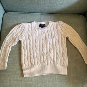 Polo Ralph Lauren cable knit sweater sz 2/ 2T